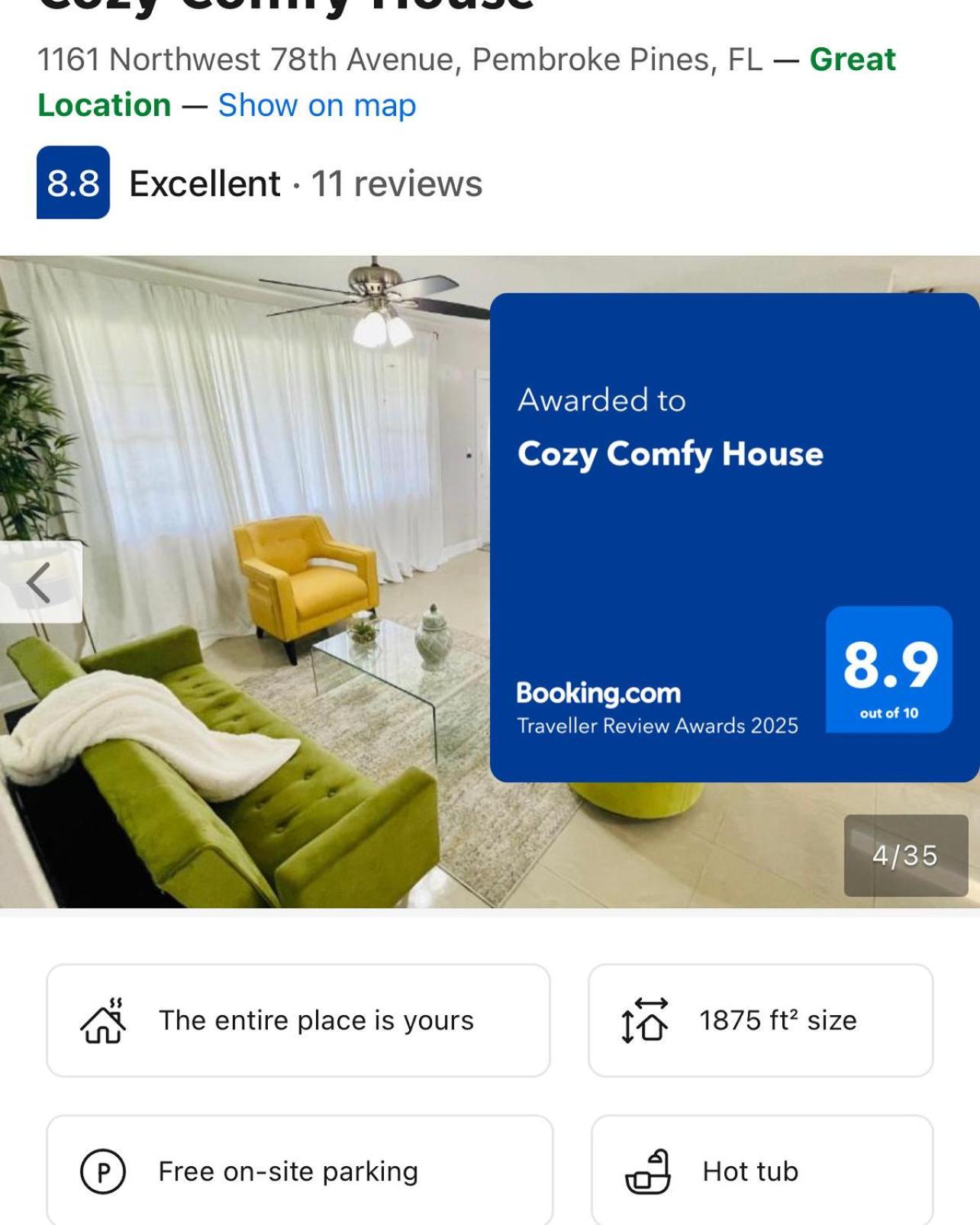 팸브룩파인스 Cozy Comfy House 빌라 외부 사진